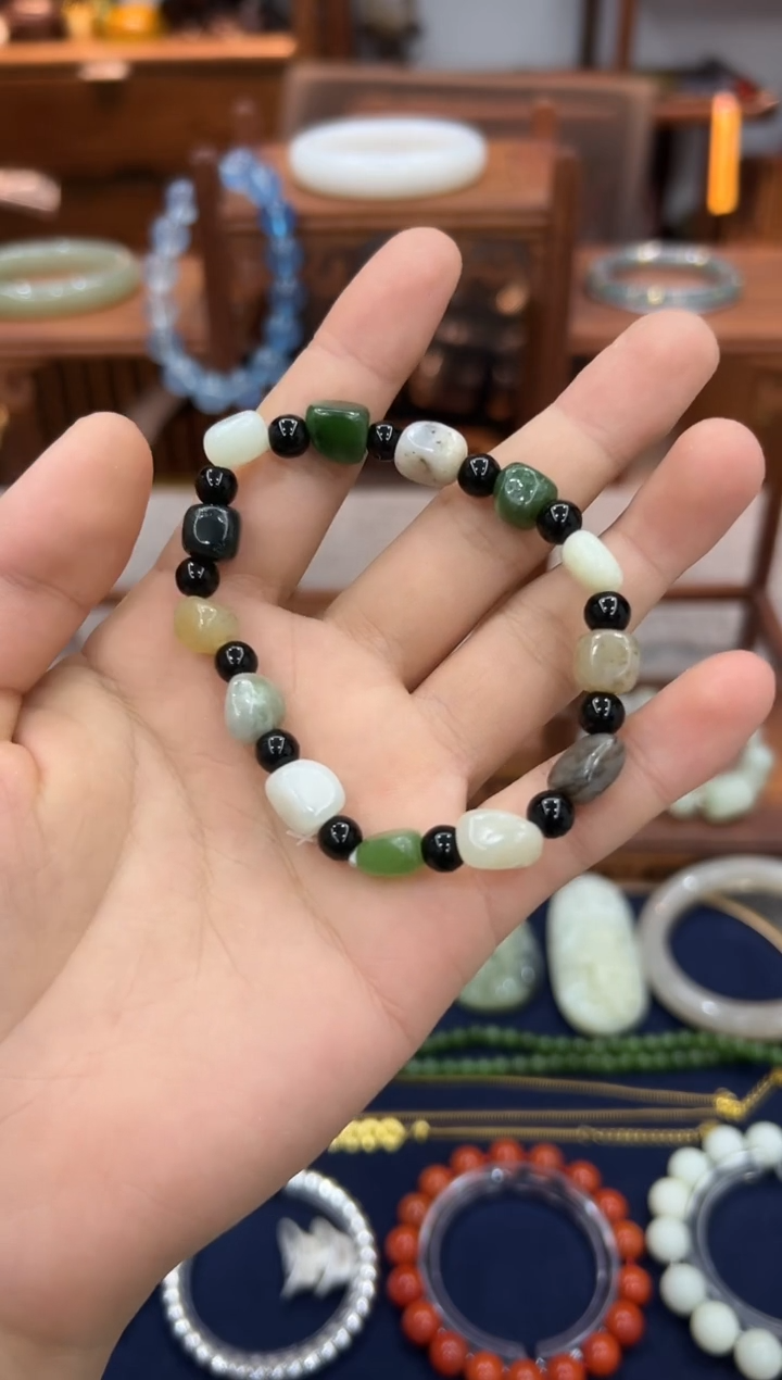 【闪购商品】和田玉手链未镶嵌511475-手串