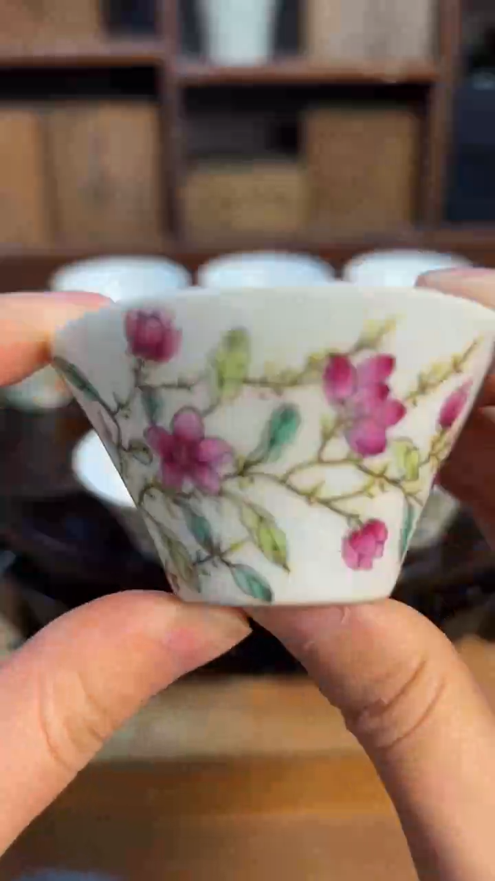 十二花神陶瓷杯 12只一套