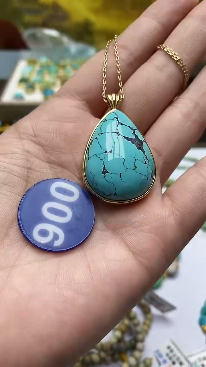 绿松石合金项链900项链