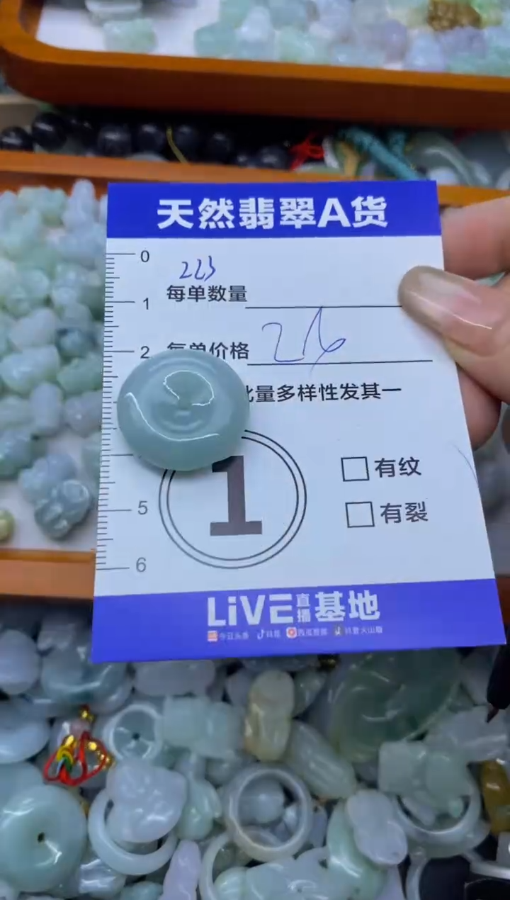 颈饰未镶嵌翡翠天然翡翠A货批量多样性发一件