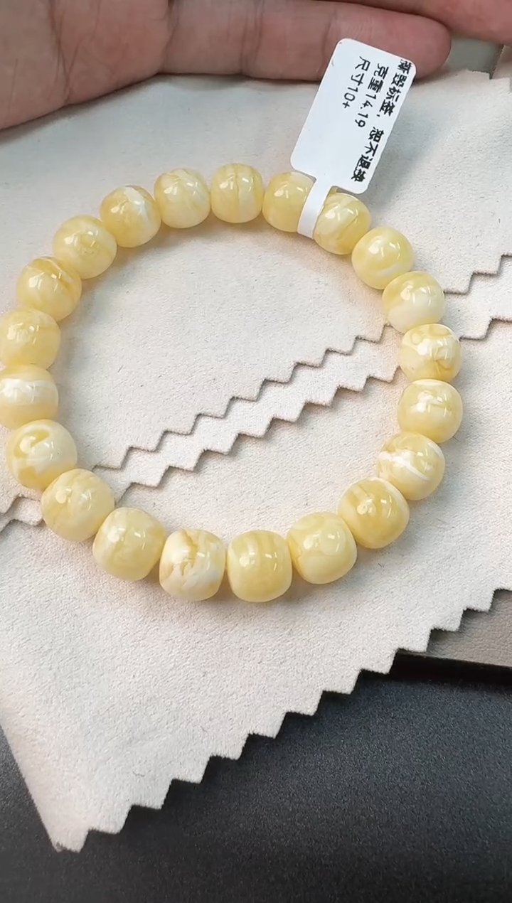 手串蜜蜡未镶嵌晴*蜜蜡手串