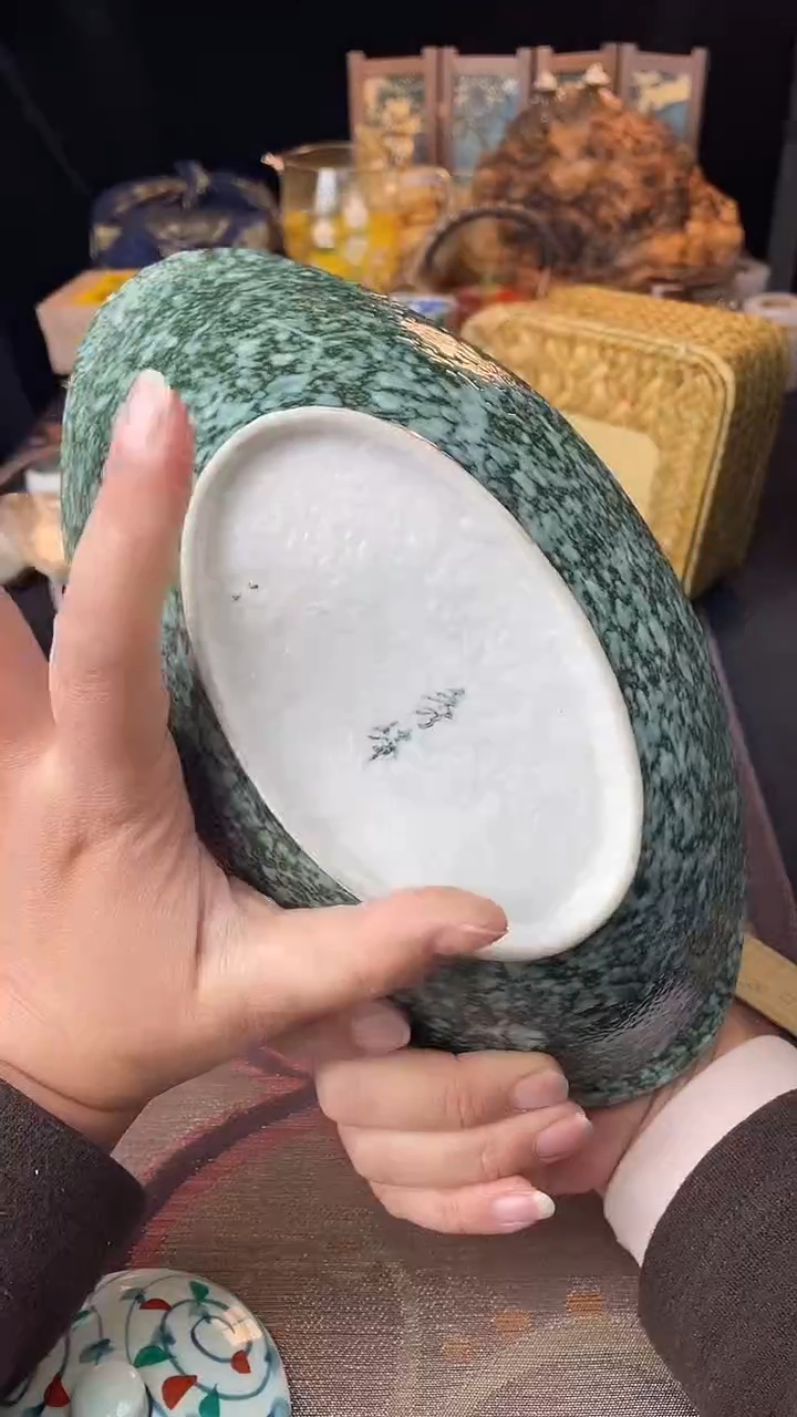 瓷片云**心散瓷默认微瑕，看清尺寸品相再拍