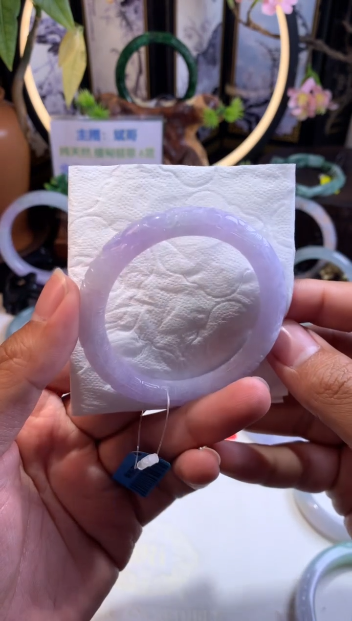 【闪购商品】翡翠手镯未镶嵌正圈53