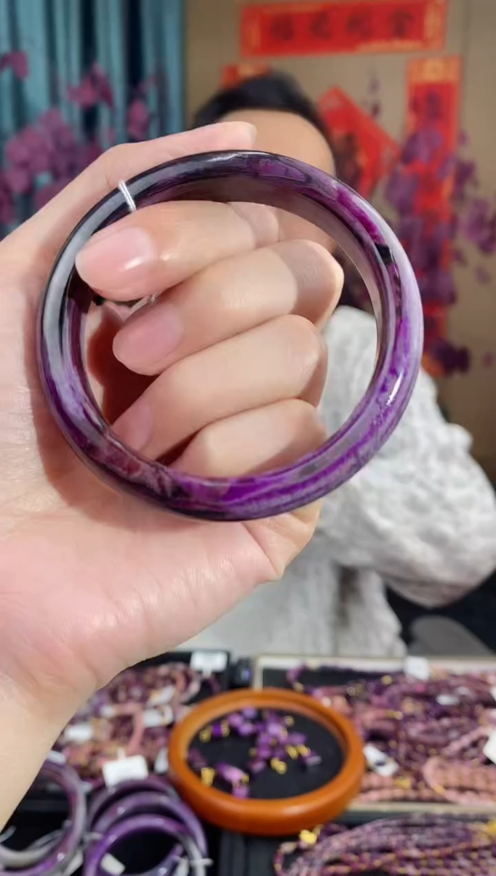 【闪购商品】苏纪石（舒俱来）手镯未镶嵌718圈口54