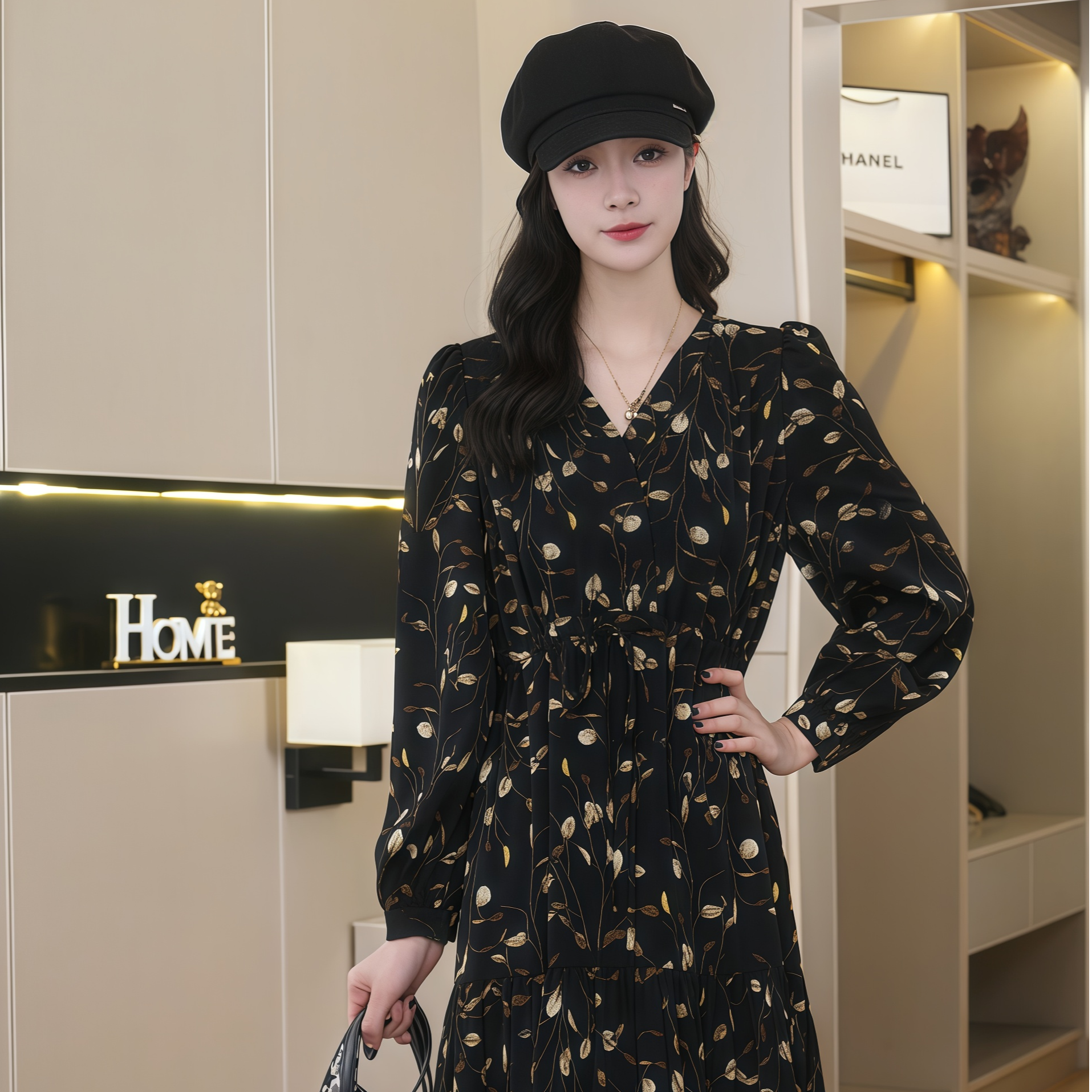 【维多利亚】2026春季新款碎花法式气质显瘦高级感女装连衣裙长裙