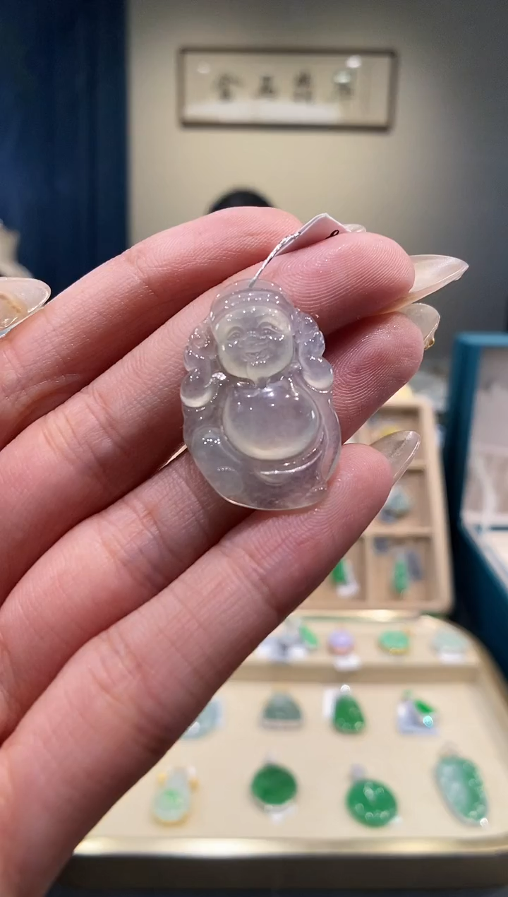 【闪购商品】翡翠吊坠(不含链)未镶嵌财神