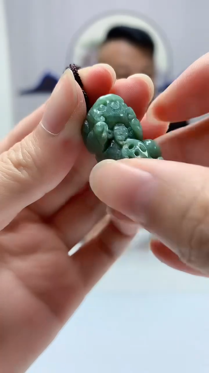 【闪购商品】翡翠颈饰未镶嵌4969zm-JJ挂件2