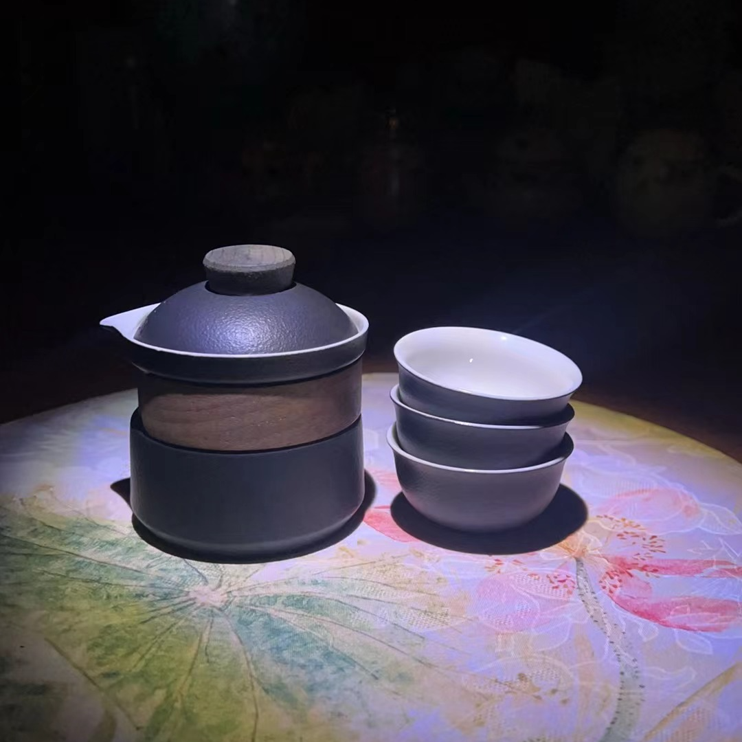 G2830黑色路宝旅行茶具