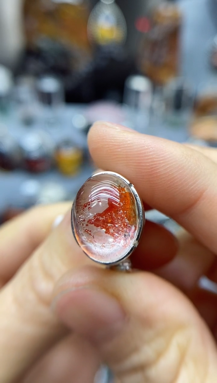 【闪购商品】水晶戒指银S925镶嵌水晶