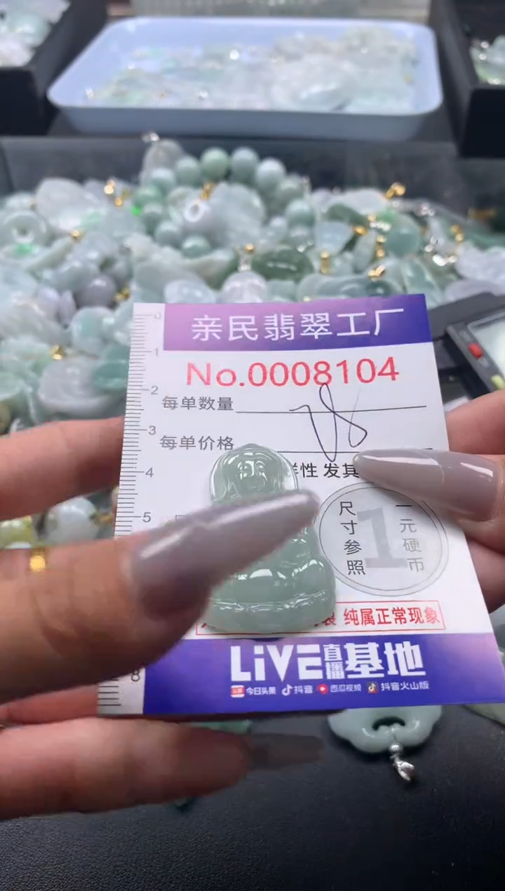 颈饰未镶嵌翡翠8104