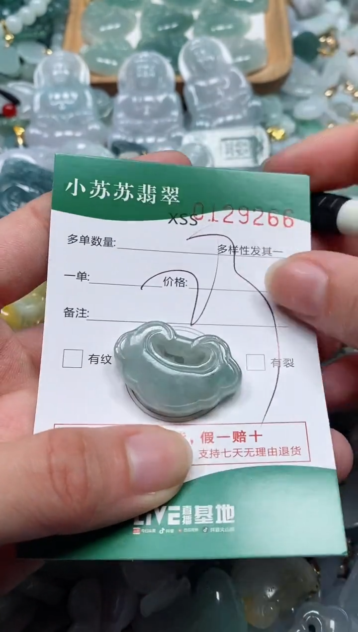 【闪购商品】翡翠颈饰未镶嵌闪购商品0129244