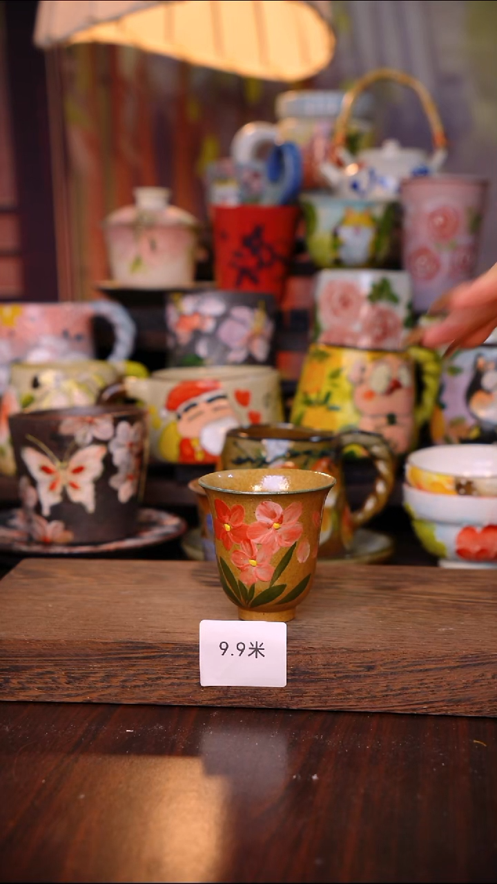 摆件陶泥垚手作 景德镇手工手绘陶瓷器物