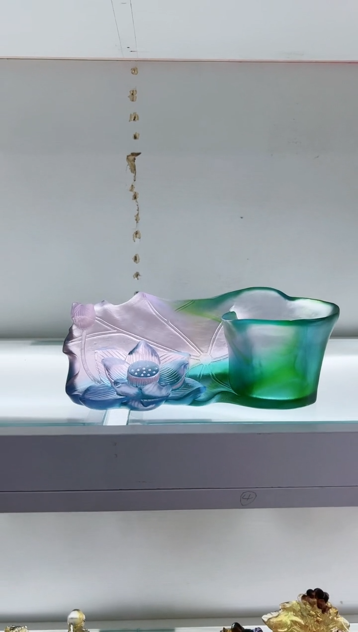 【闪购商品】茶宠古法琉璃笔筒