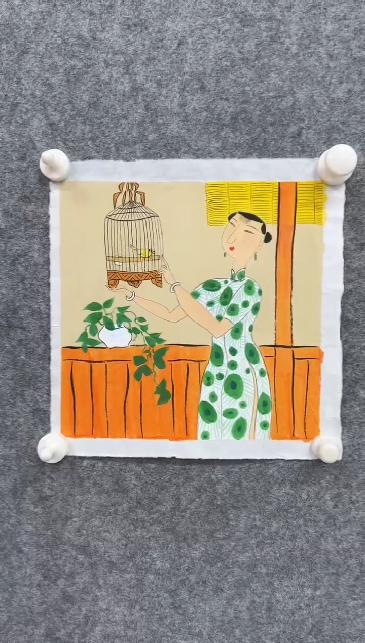 国画DH-NZS老师绘画作品