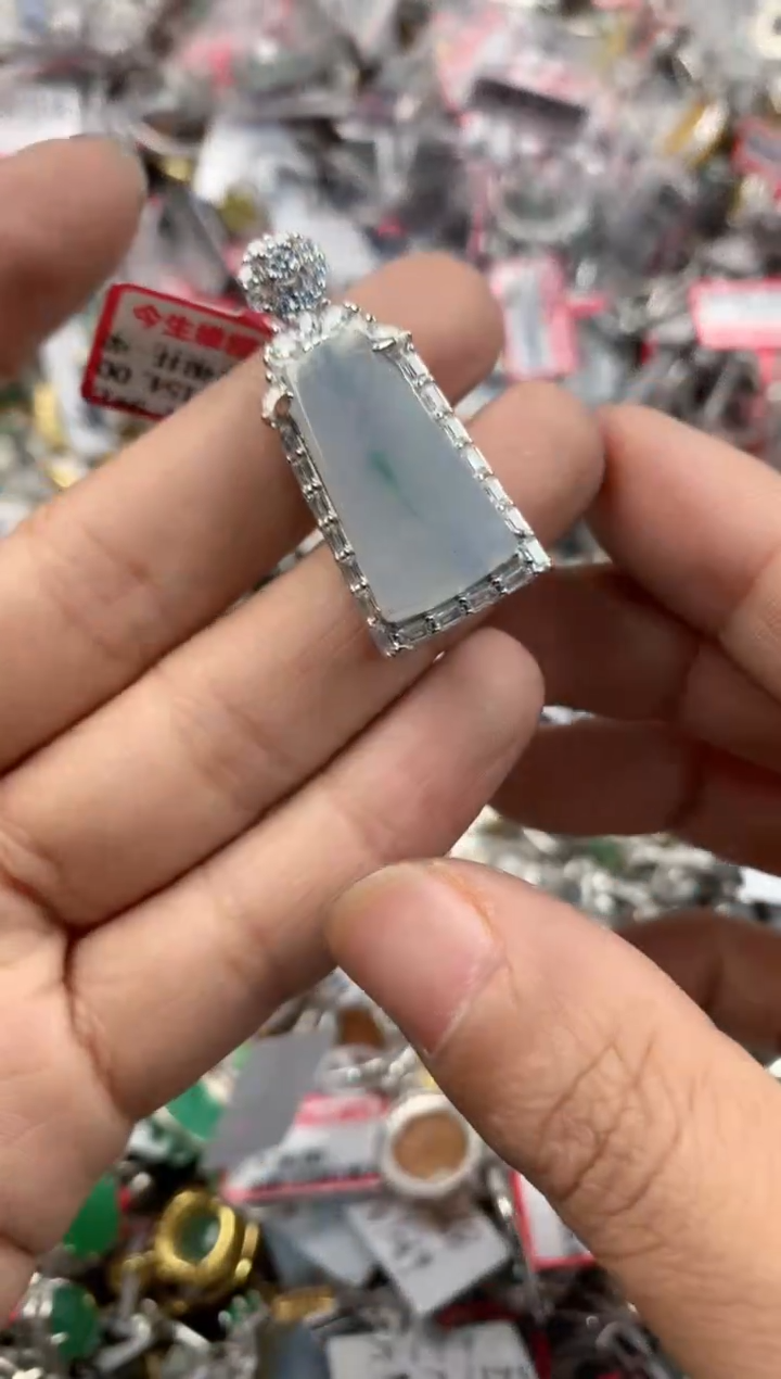 银S925镶嵌戒指翡翠1212---2