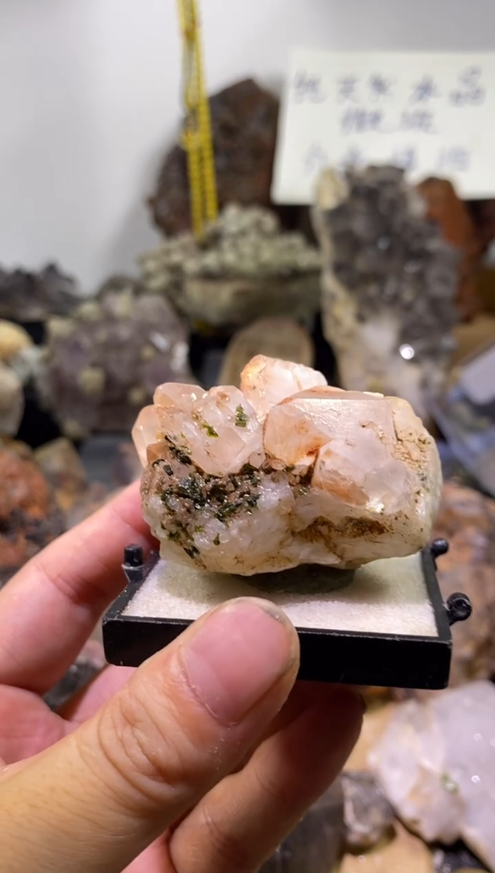 未镶嵌珠宝半成品水晶32号绿帘晶簇花园