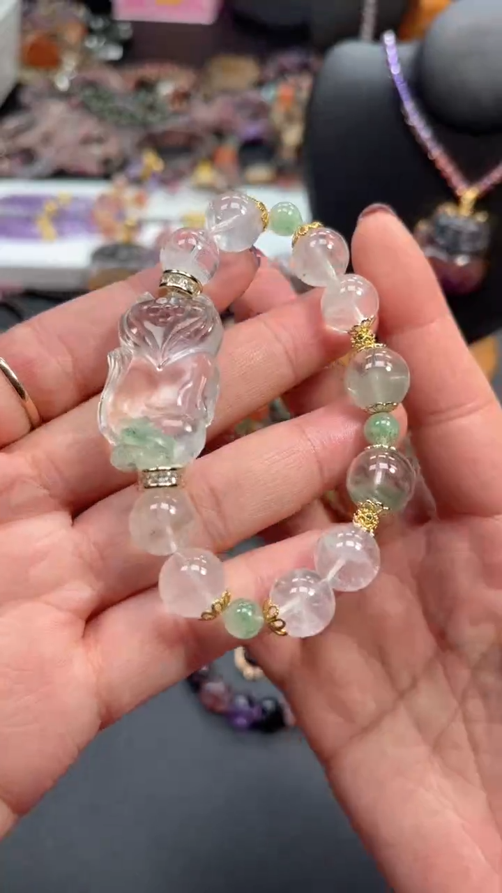 【闪购商品】水晶颈饰未镶嵌【百晶灵儿】天然水晶定制款