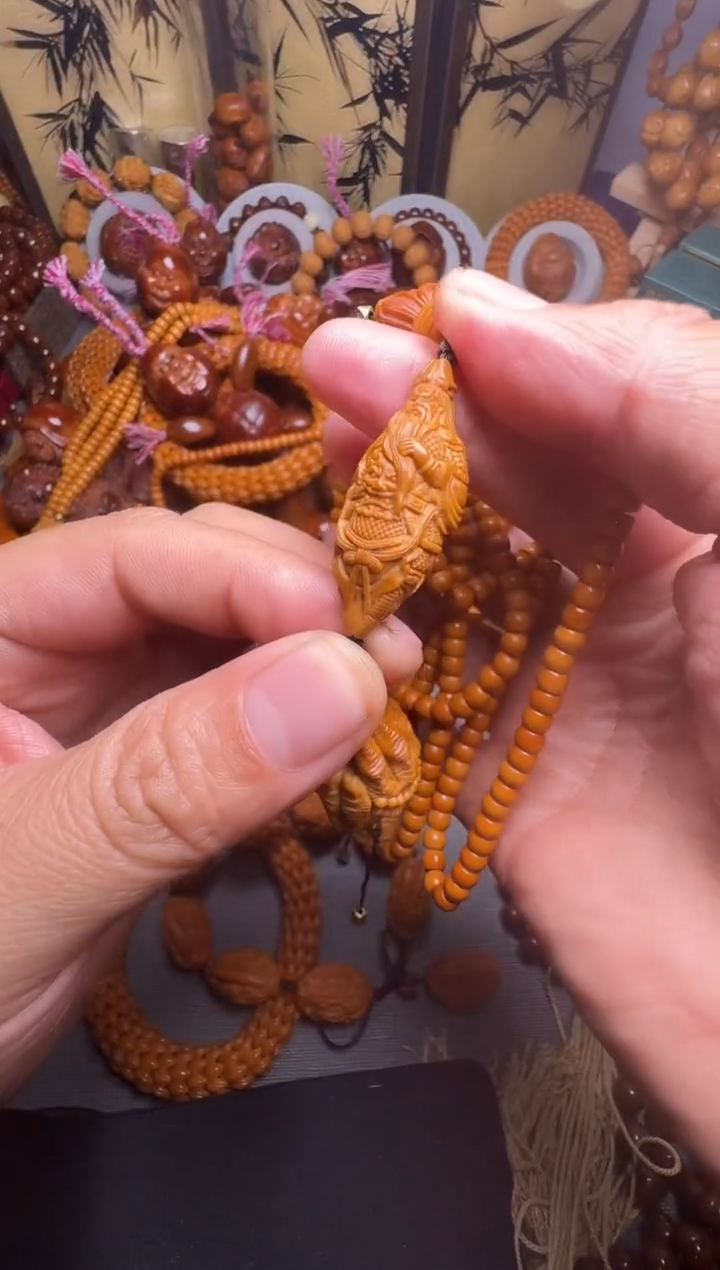 手串橄榄核关公脖挂
