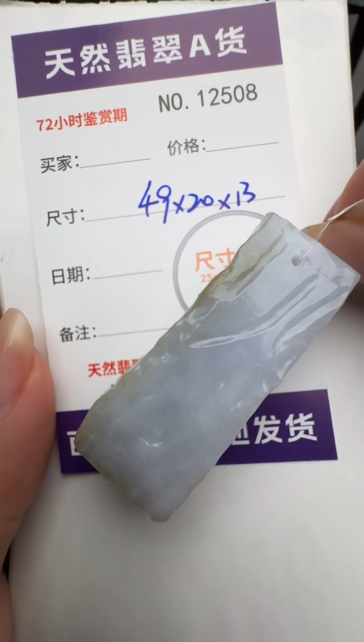 【闪购商品】翡翠颈饰未镶嵌原石12508