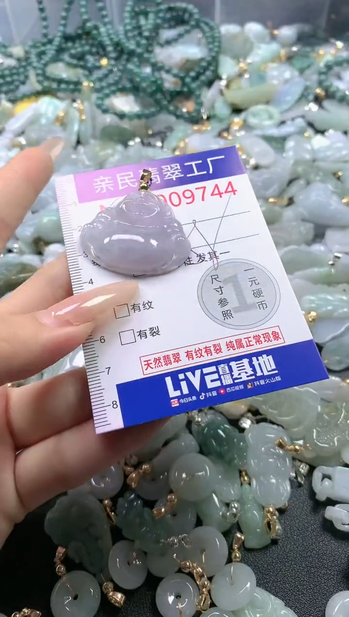 【闪购商品】翡翠吊坠(不含链)未镶嵌9744