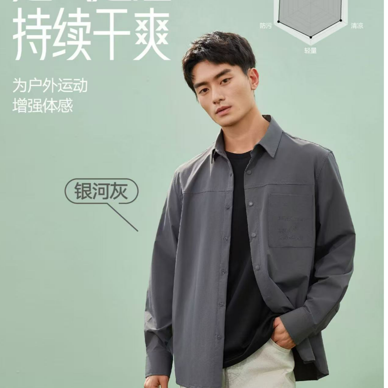 三防防晒衬衫长袖 2416休闲百搭