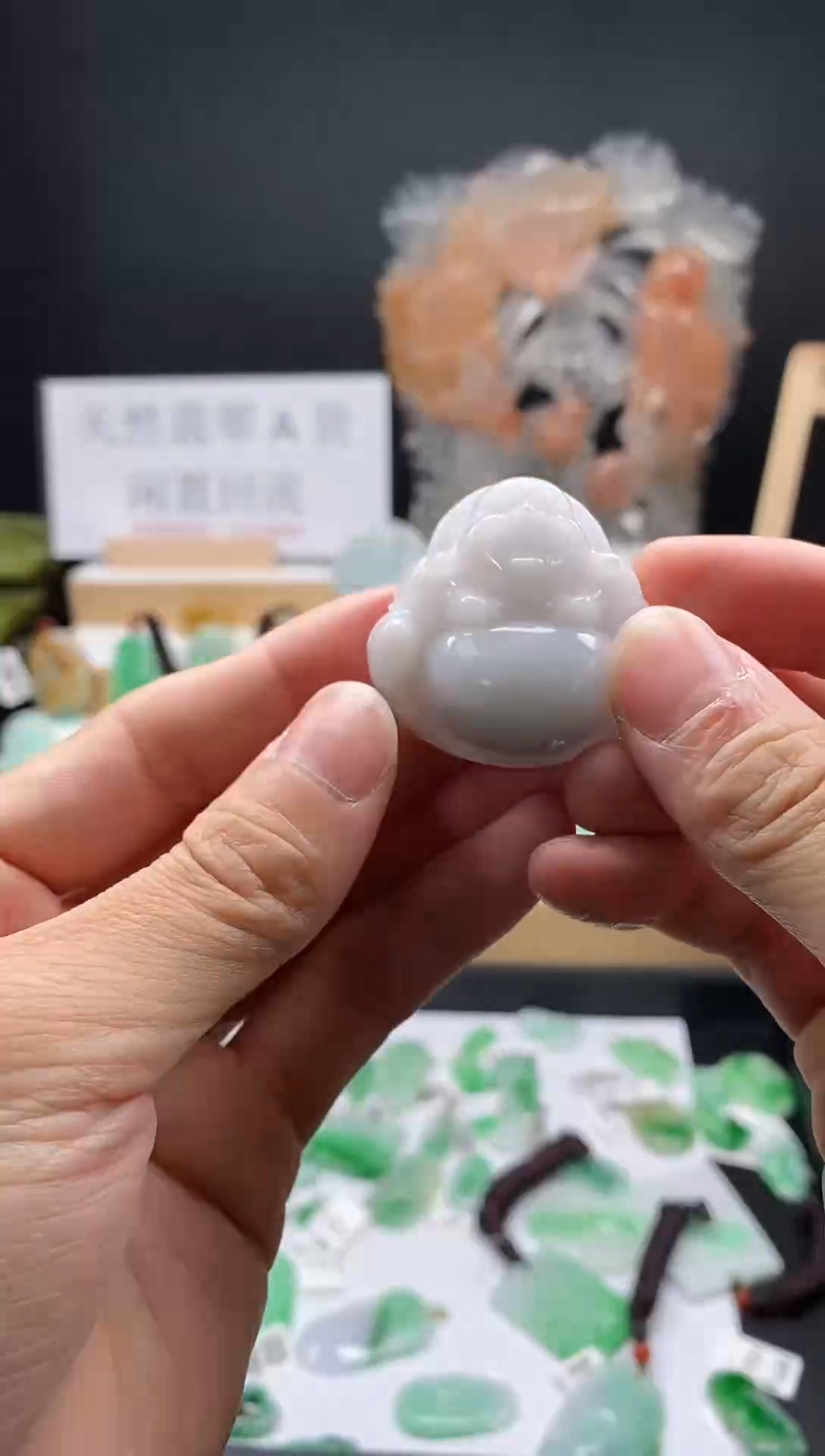 【闪购商品】翡翠颈饰未镶嵌佛公