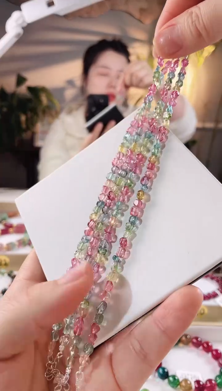 手链未镶嵌碧玺单圈手链随行多样性发一条