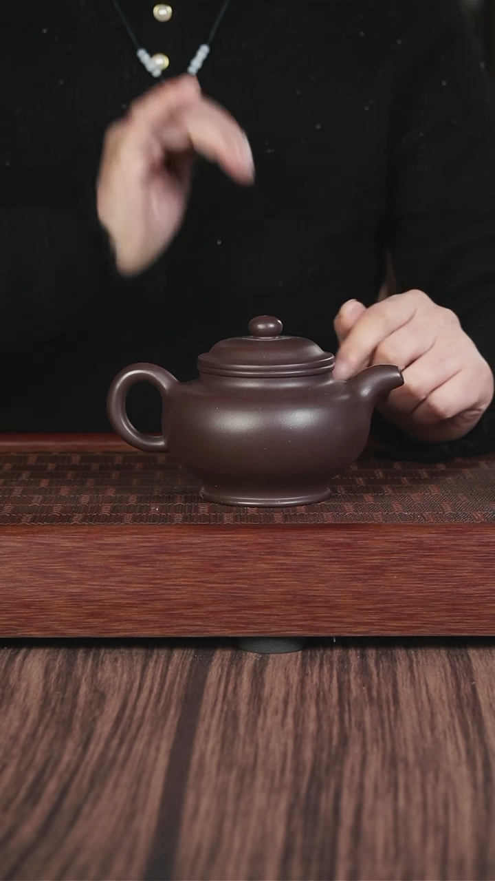 【闪购商品】紫砂茶壶tm  紫泥  掇只