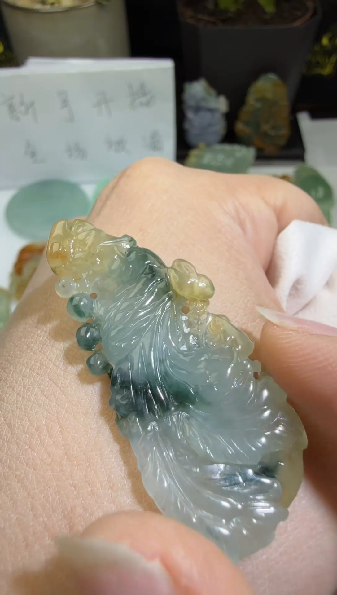 【闪购商品】翡翠颈饰未镶嵌【兴启】天然缅甸A货翡翠 
