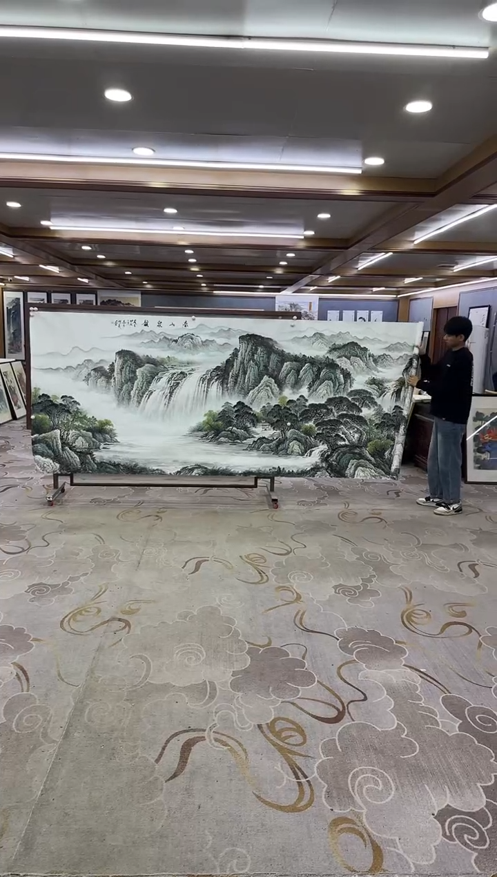 绘画Y-邵明义-大丈二-山水画