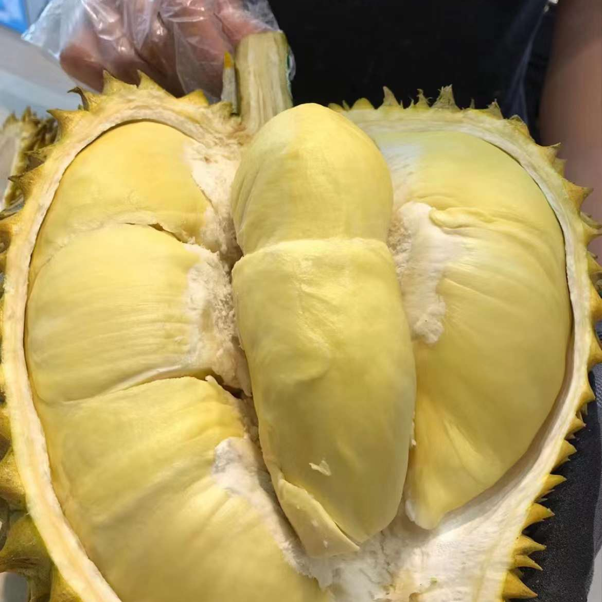 【现开果肉】昆明同城小时达 保干苞软糯 核小 金枕鲜榴莲1斤起 榴莲同城送金枕泰国