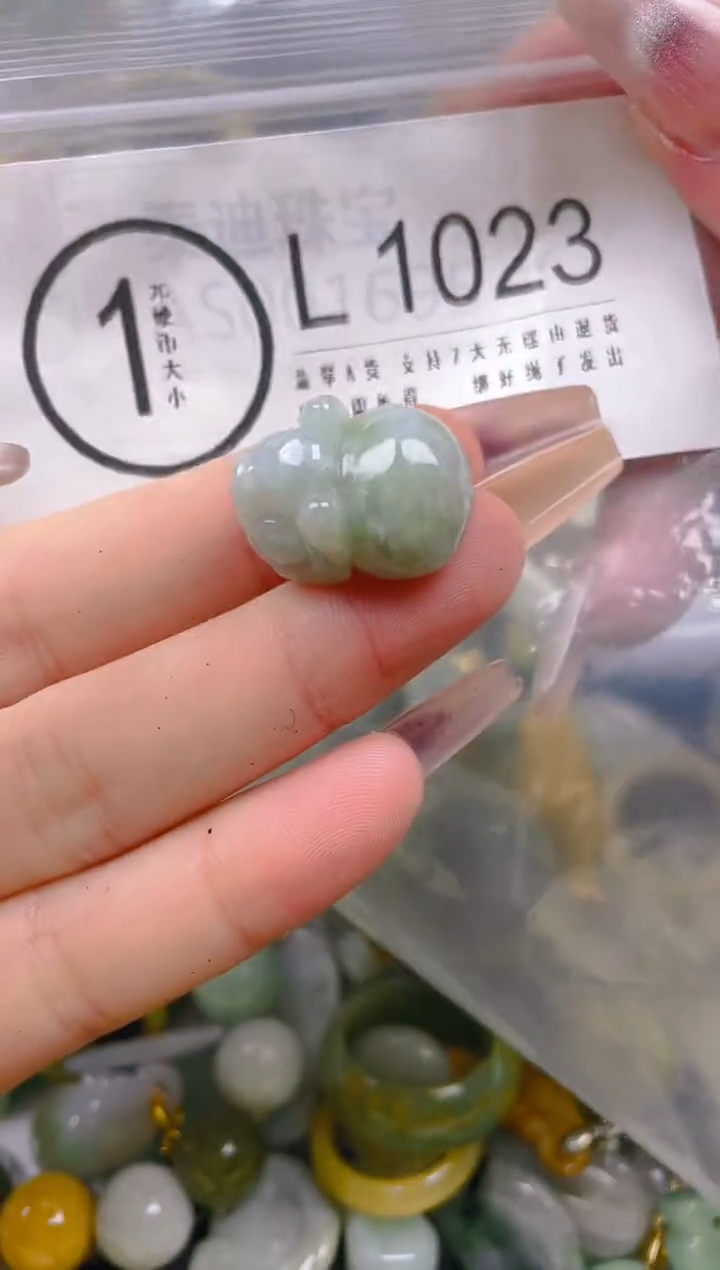 【闪购商品】翡翠颈饰未镶嵌/L/翡翠A货一图一物