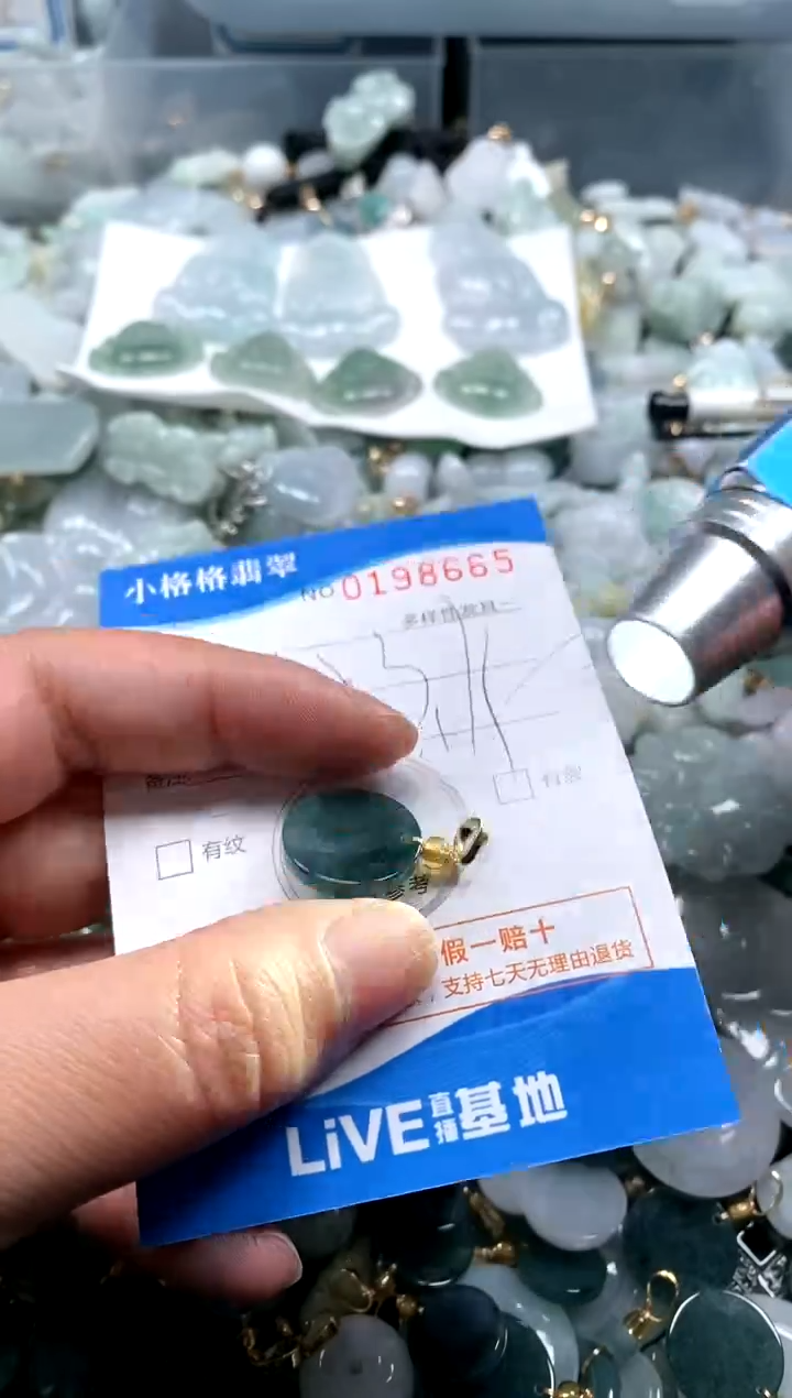 【闪购商品】翡翠颈饰未镶嵌闪购商品0198665