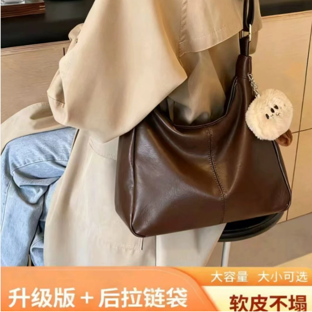 秋冬2025新款多层款单肩包韩版小包包简约时尚大容量斜挎包单肩包