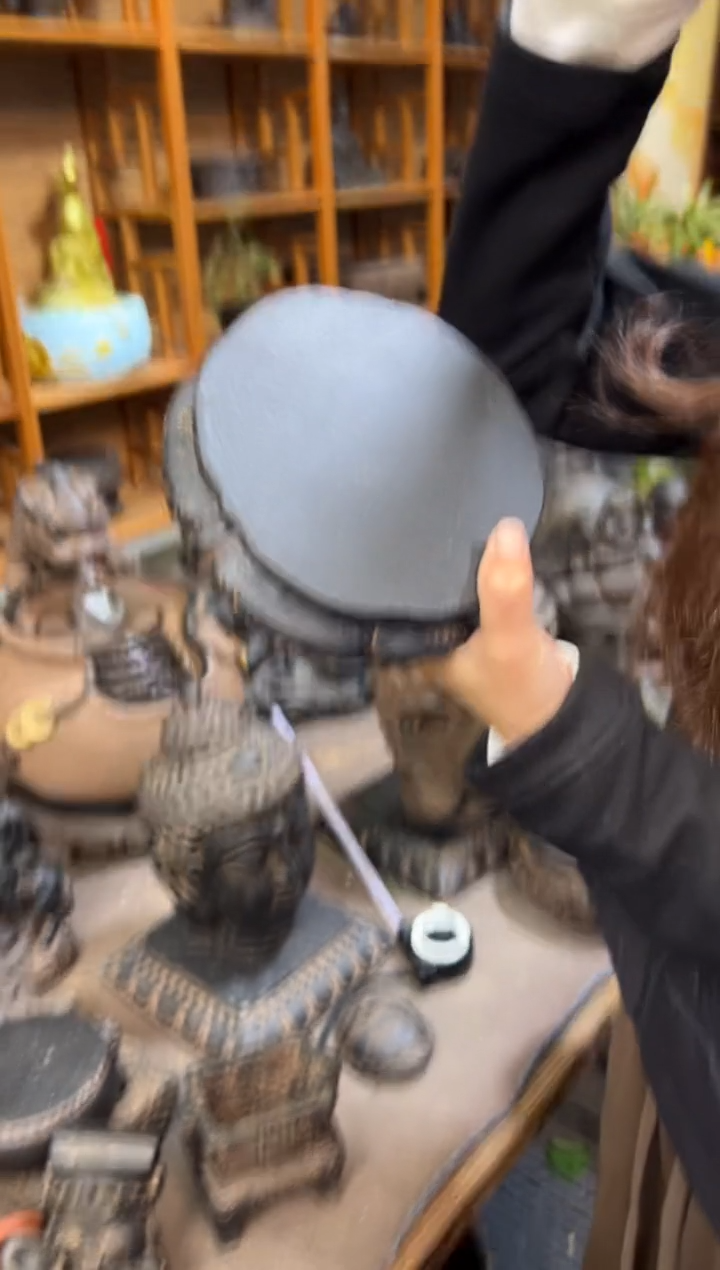 陶土【火山泥】金箍坛底座