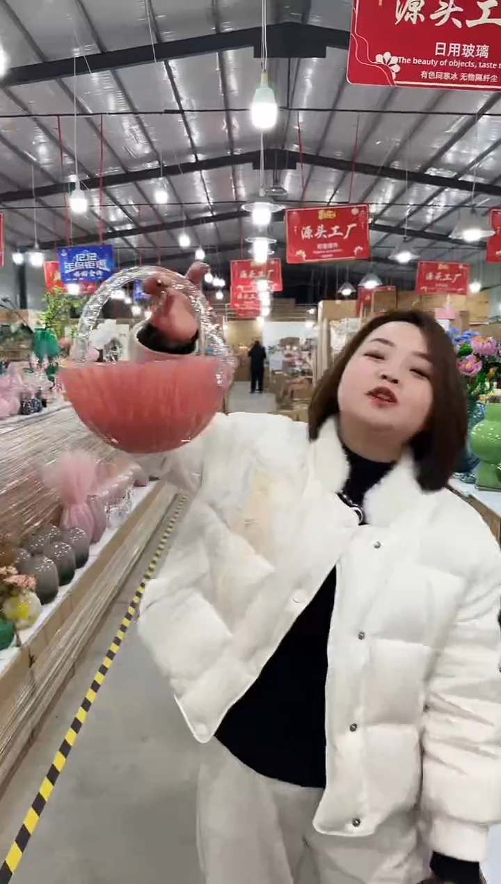 【闪购商品】玻璃于清花器T-早28