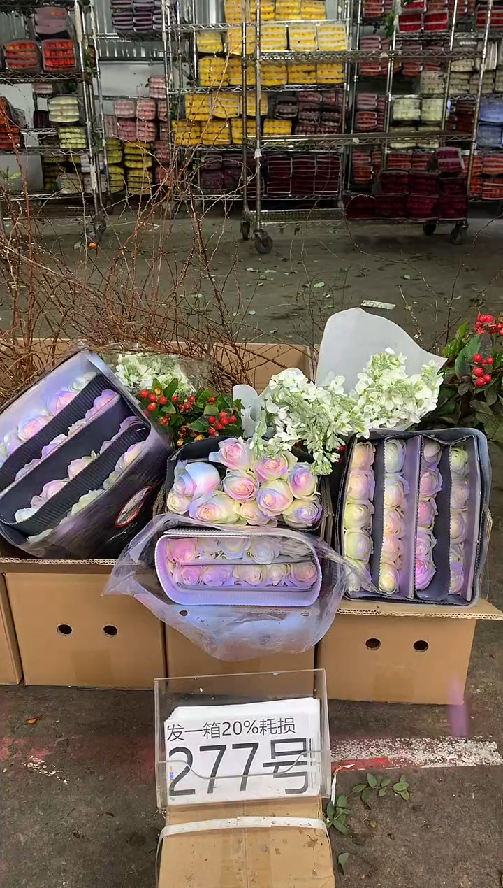 277号♥中通含20%耗损发一箱鲜花