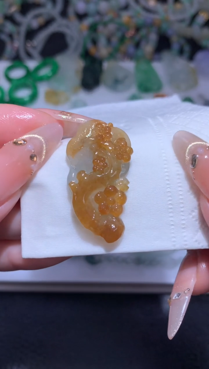 未镶嵌定制翡翠梅花桩