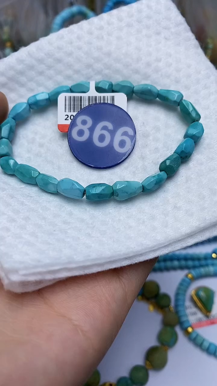 【闪购商品】绿松石手串未镶嵌866