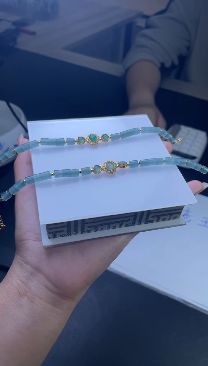 【闪购商品】翡翠手链银S925镶嵌多样性发一件H8