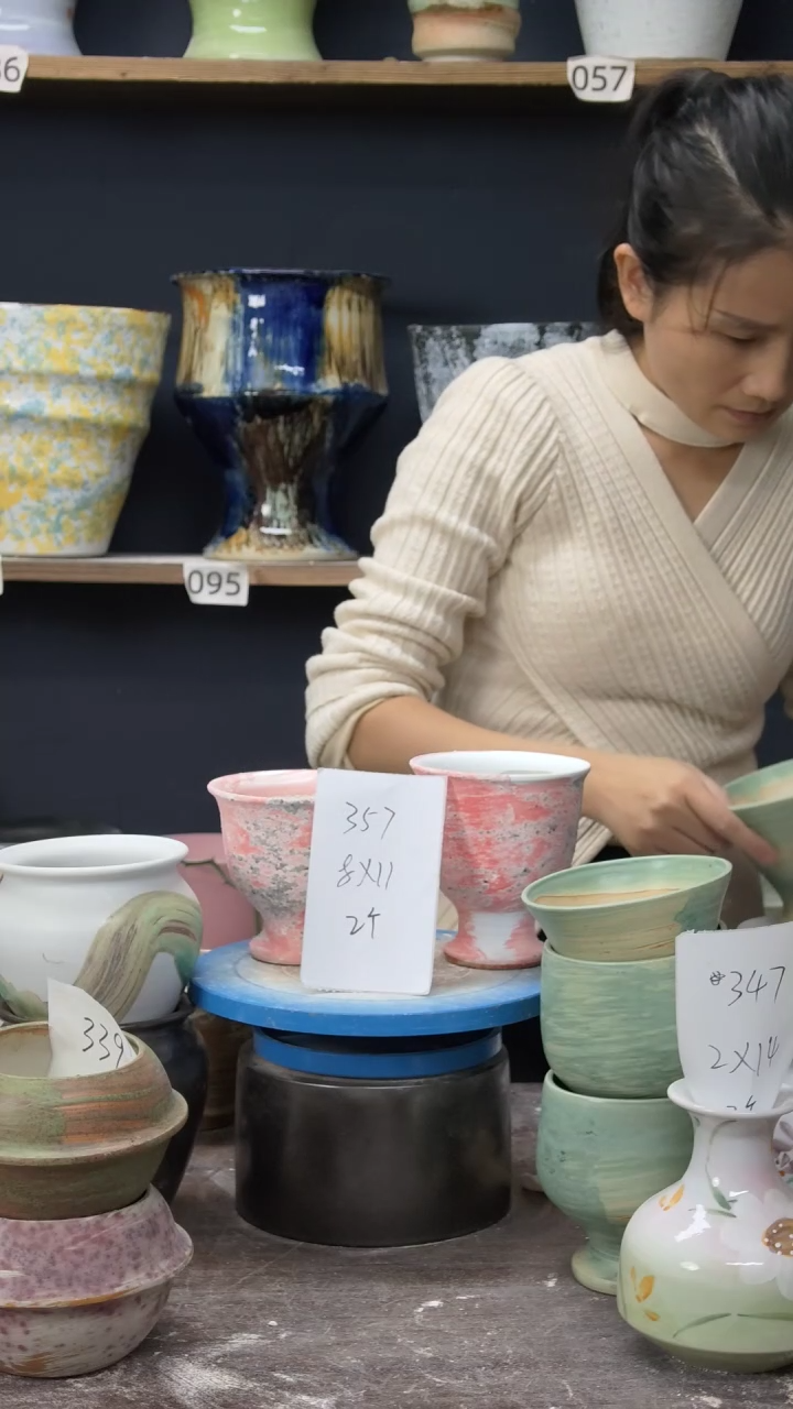 江西景德镇花盆微瑕357