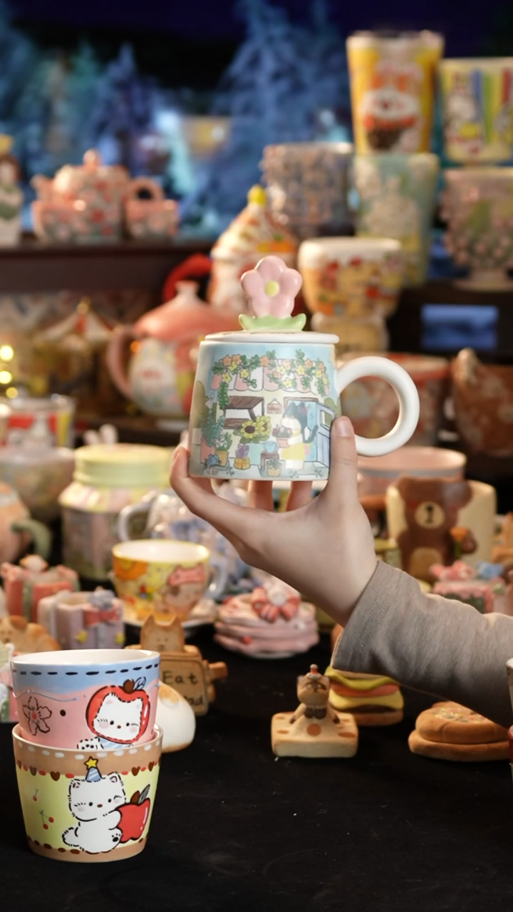 其他陶景德镇釉下彩手绘设计师款陶瓷