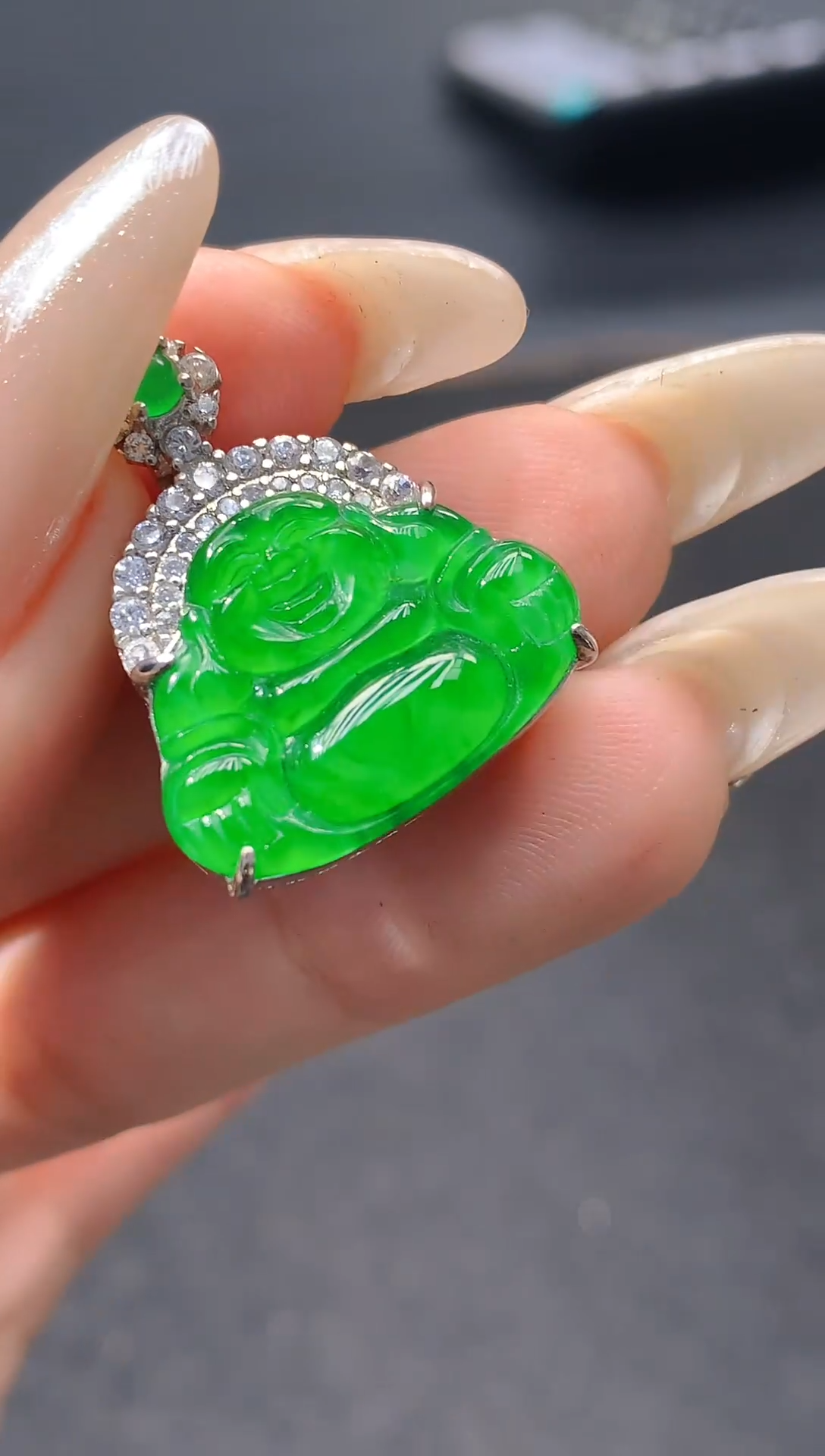 未镶嵌挂件翡翠天然翡翠