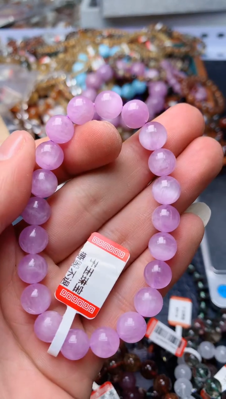 手链锂辉石未镶嵌378天然