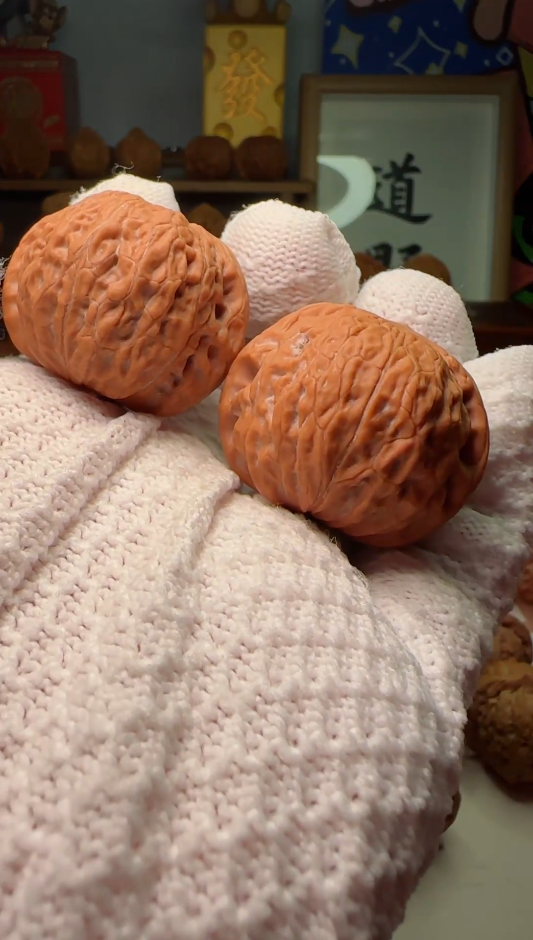 【闪购商品】文玩核桃把件铁锤边37