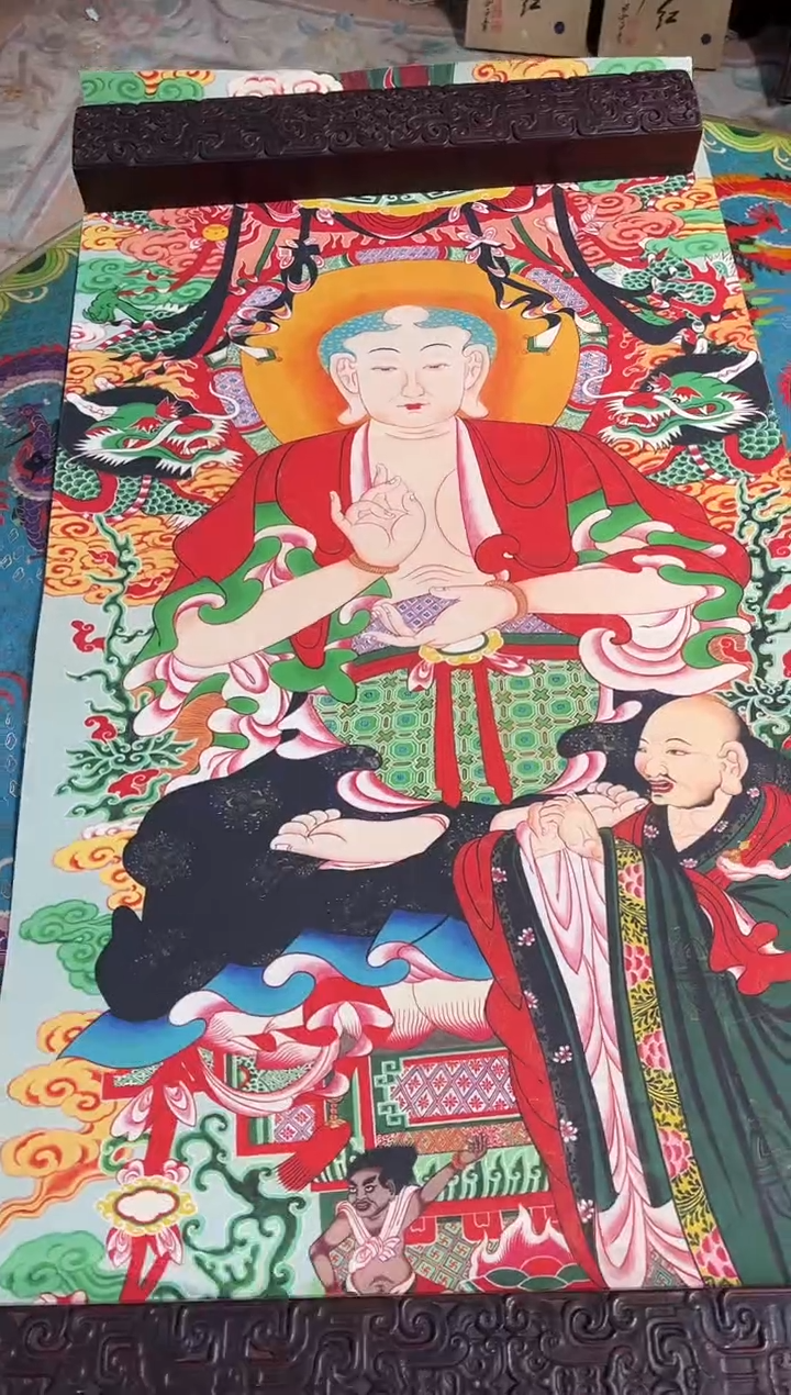 卷轴画路路的唐卡tk160