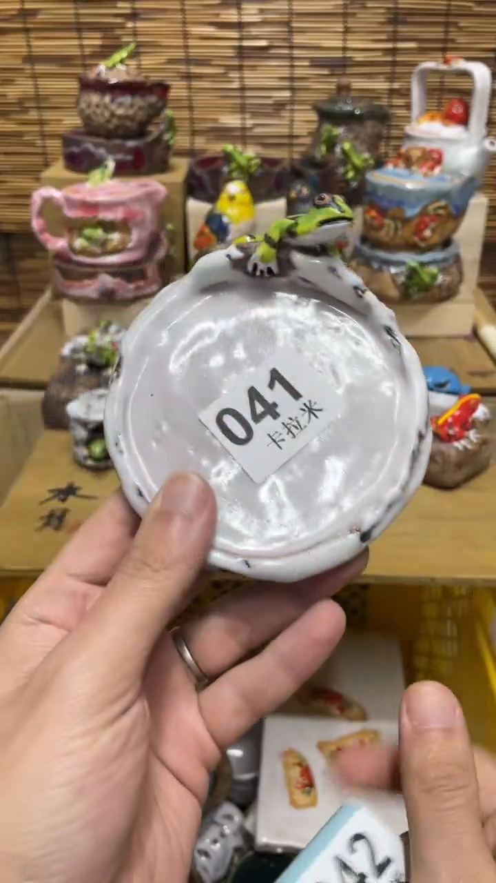 就*俺041精美粗陶手工柴烧