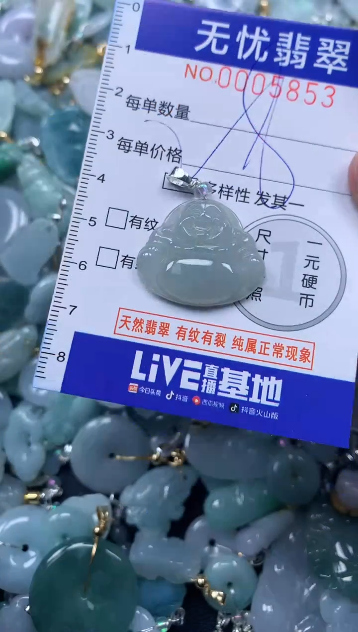 颈饰未镶嵌翡翠5853