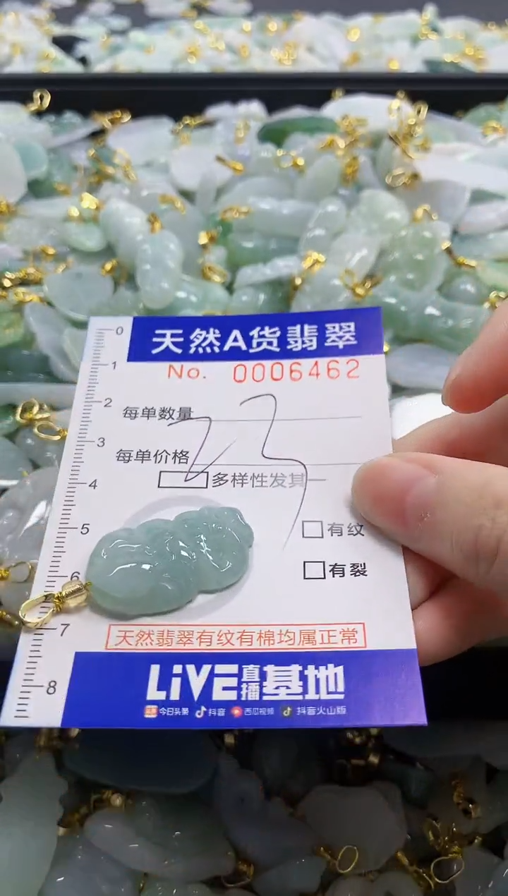 颈饰未镶嵌翡翠天然A货翡翠