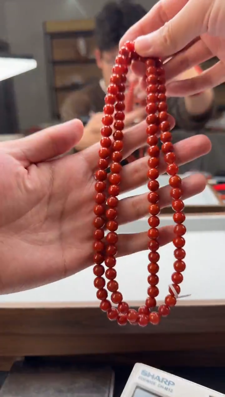 未镶嵌手链南红玛瑙佛珠